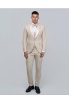 DEZING WEDDING SUIT SLIM FIT BEIGE WS-2342