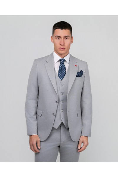 DEZING SUIT SLIM FIT GREY S-2698