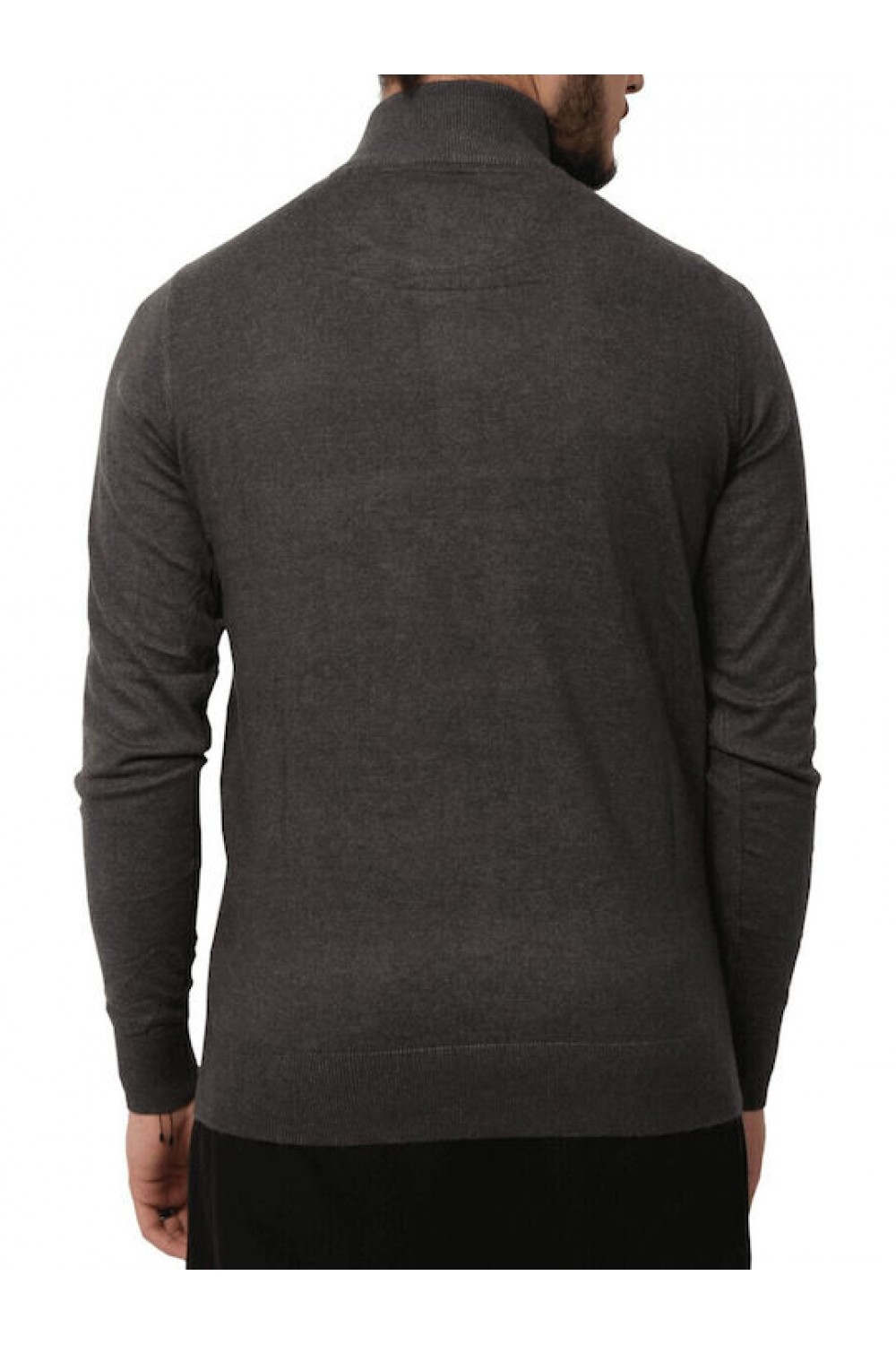 EXPLORER KNIT HALF ZIP BLOUSE ANTHRACITE 2411102030