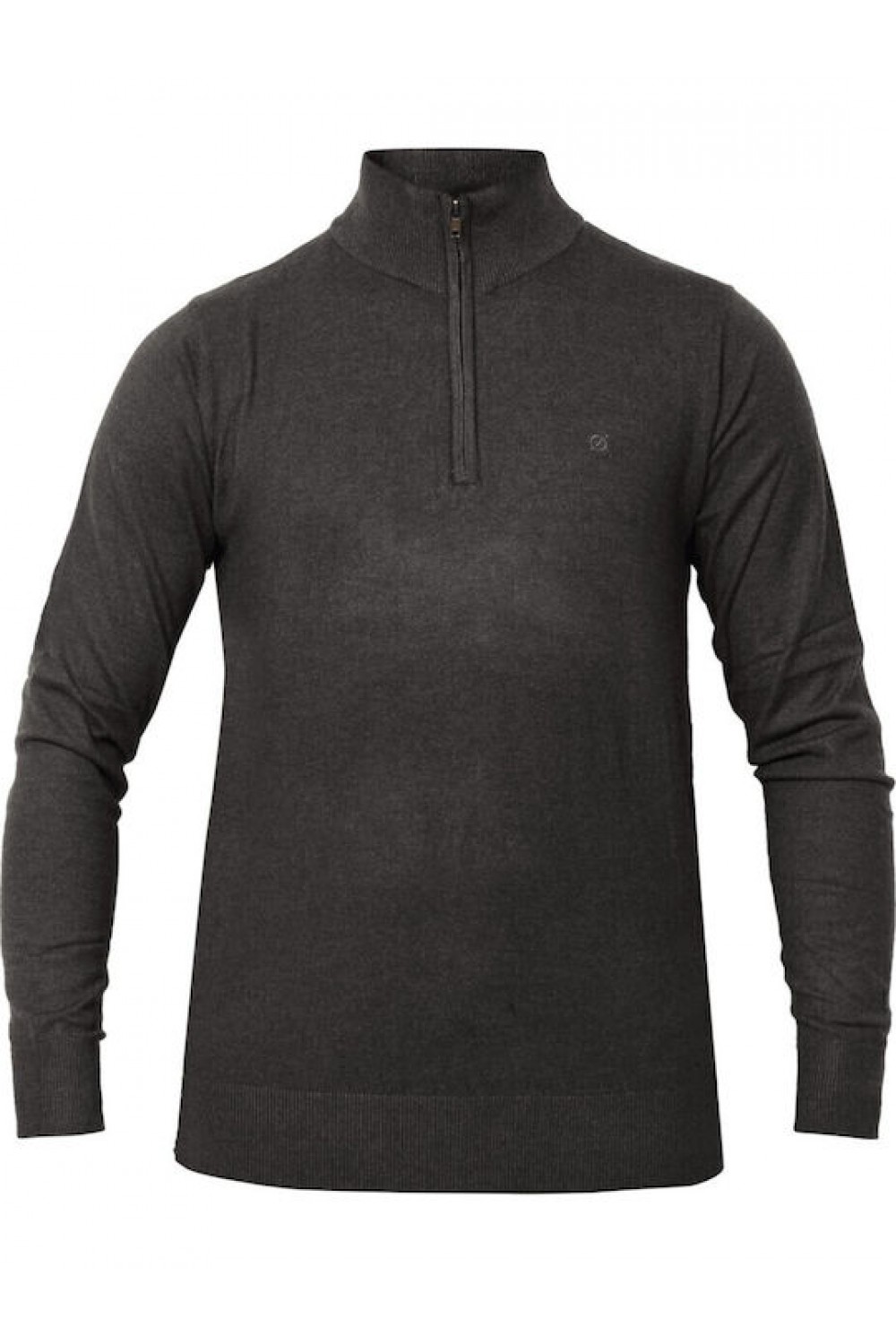 EXPLORER KNIT HALF ZIP BLOUSE ANTHRACITE 2411102030