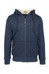 EXPLORER ZIP SWEATER WITH FUR NAVY BLUE 2411102045