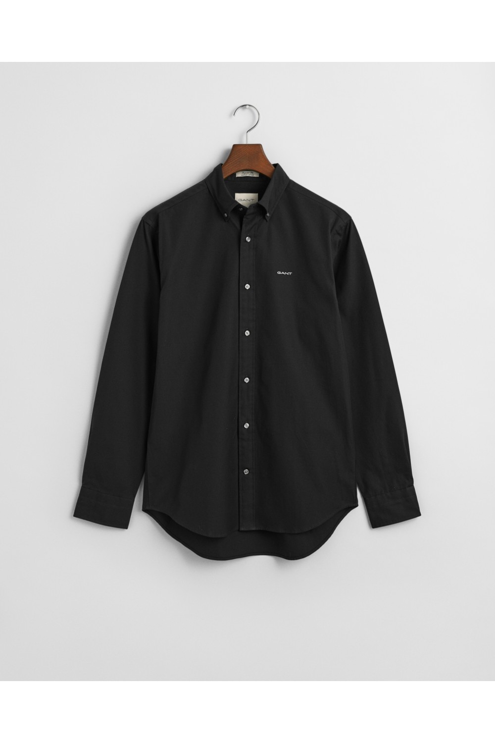 GANT REGULAR PINPOINT OXFORD SHIRT BLACK 3000300-005