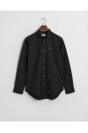 GANT REGULAR PINPOINT OXFORD SHIRT BLACK 3000300-005