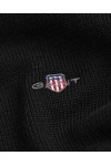GANT CASUAL COTTON HALF ZIP BLACK 8030170-005