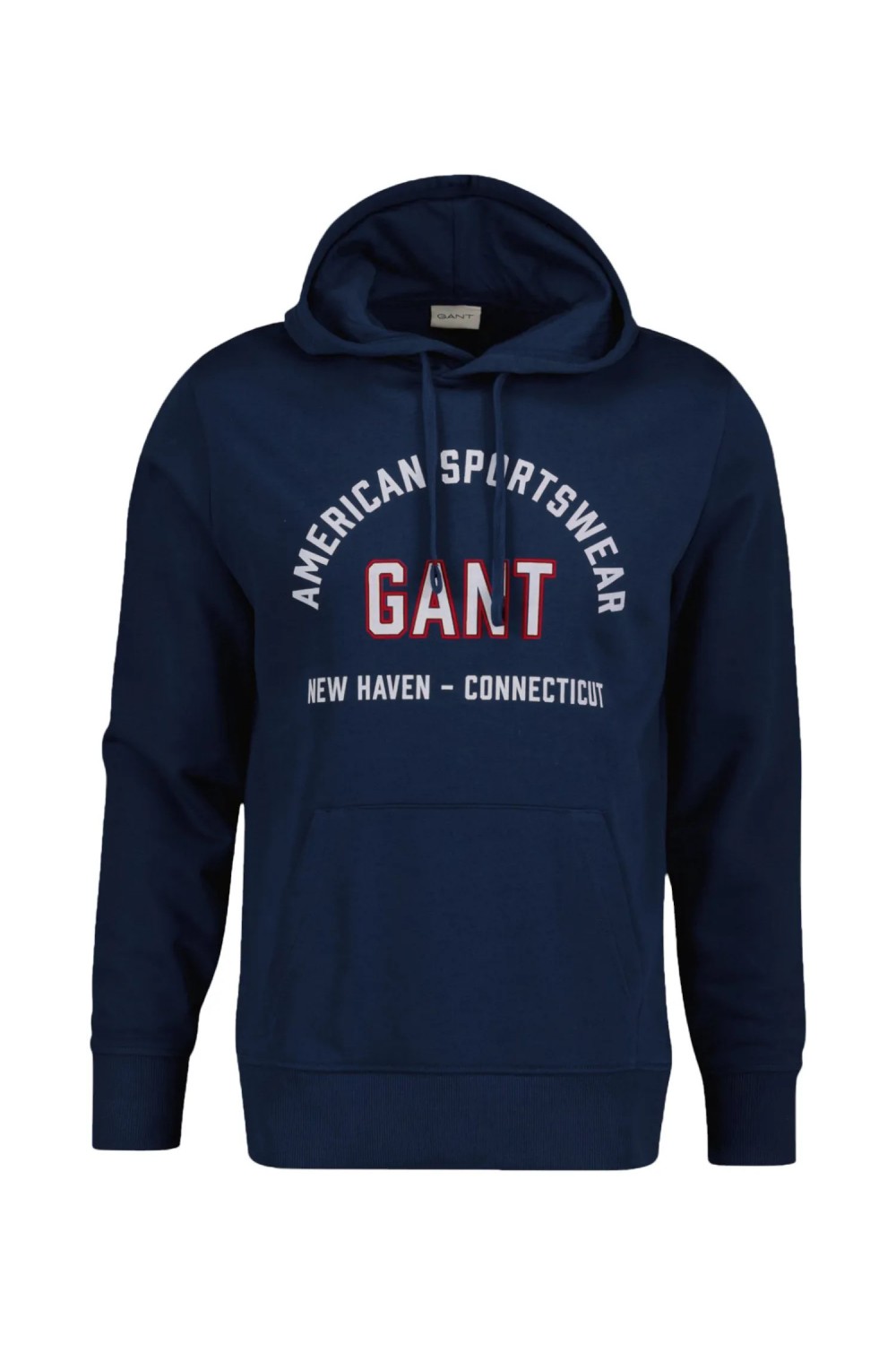 GANT HOODIE PRINTED GRAPHIC EVENING BLUE 2067090-433