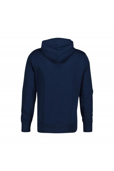 GANT HOODIE PRINTED GRAPHIC EVENING BLUE 2067090-433