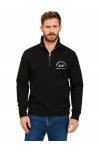 GANT PRINTED GRAPHIC HALF ZIP BLACK 2067091-5