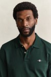 GANT REGULAR SHIELD LS PIQUE RUGGER TARTAN GREEN 2230-374