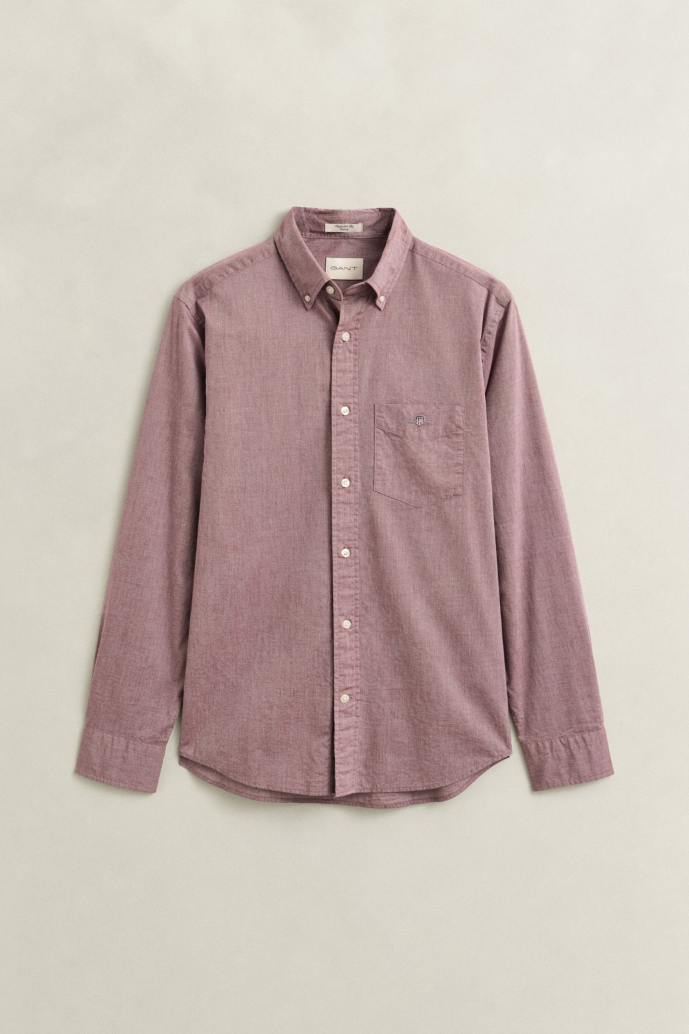 GANT REGULAR POPLIN SHIRT DEEP GRAPE WINE 3000100-676