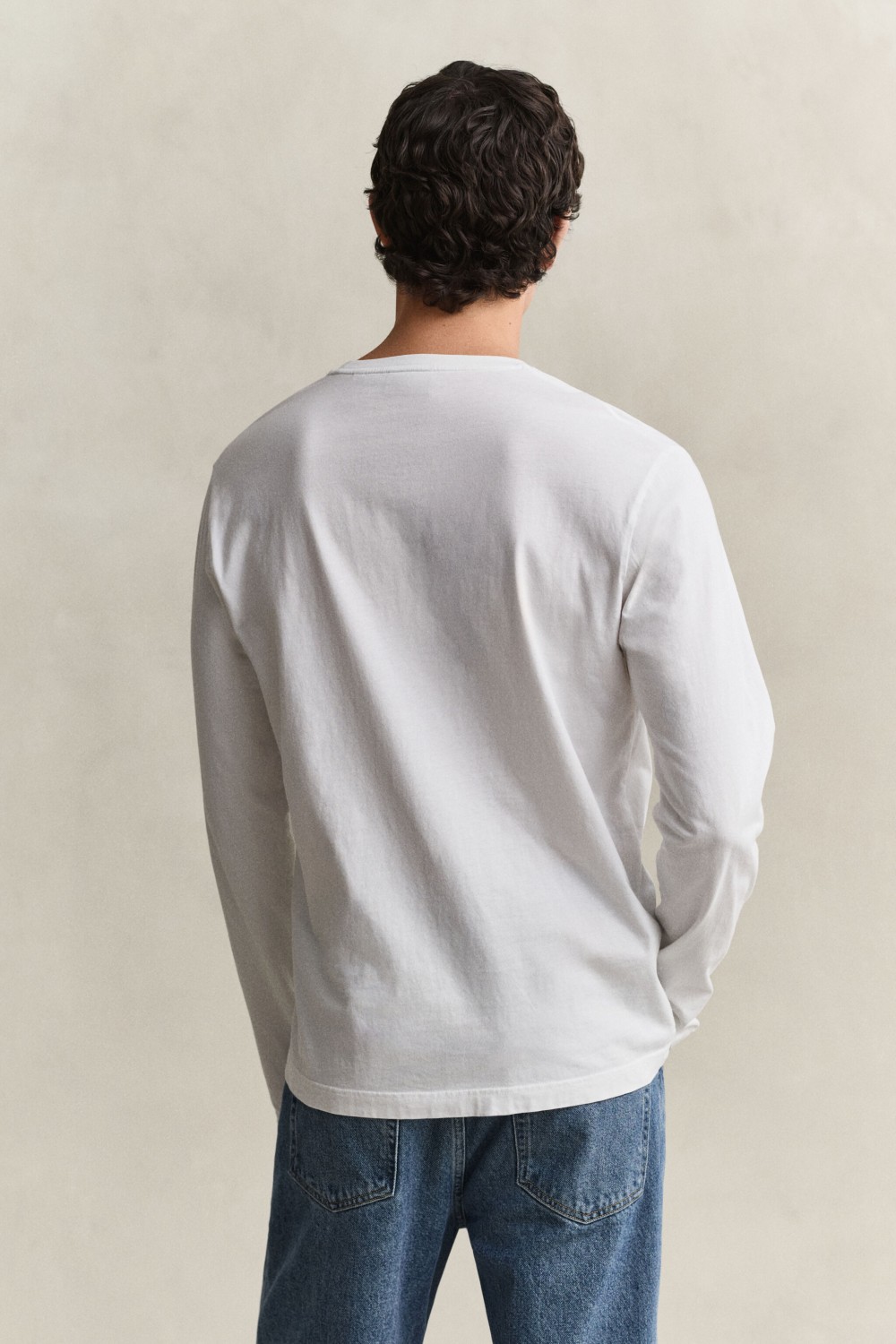 GANT SHIELD LONGSLEEVE T-SHIRT WHITE 2004049-113