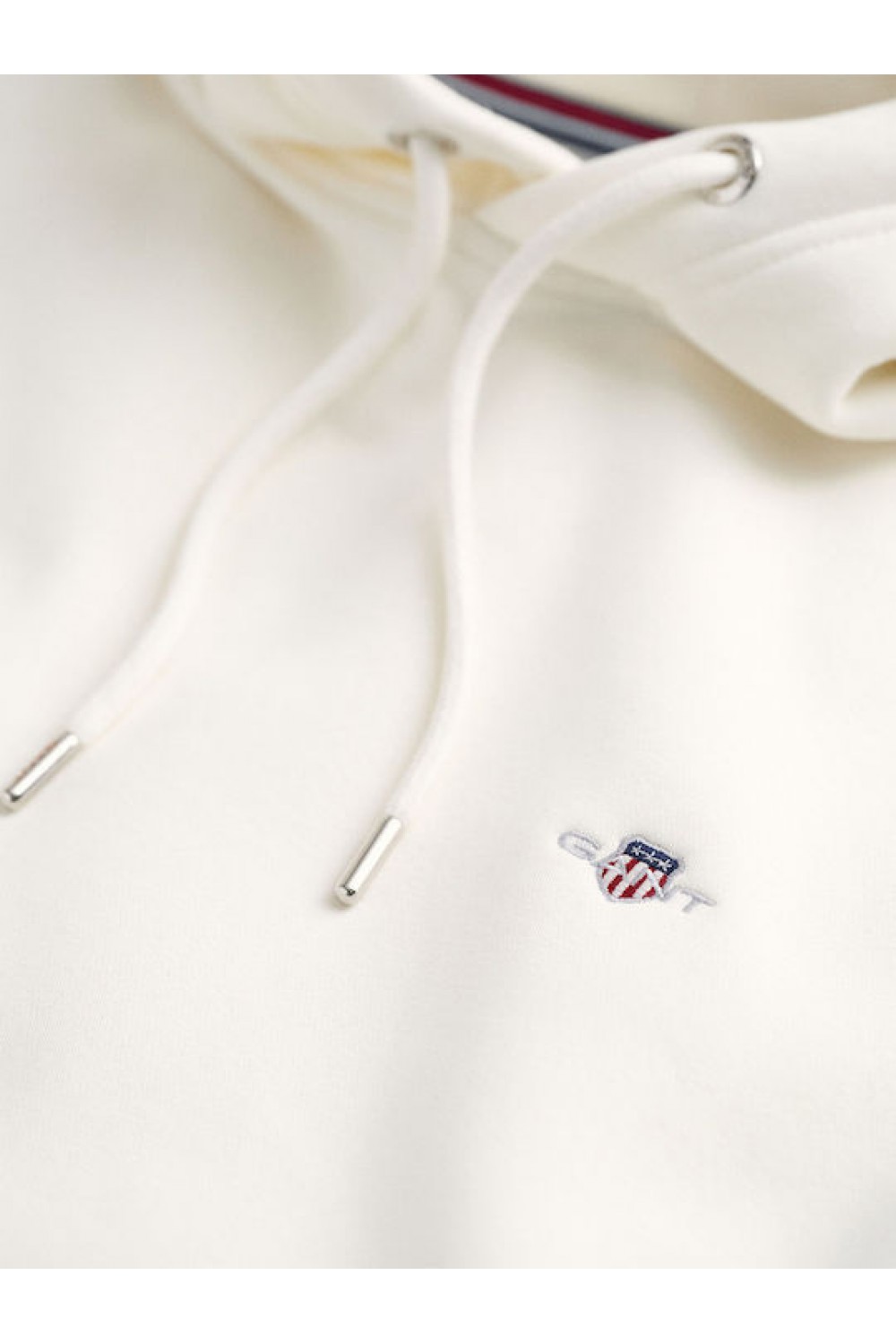GANT REGULAR SHIELD HOODIE WHITE 2007058-113