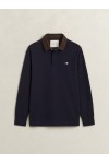 GANT CORD COLLAR RUGGER EVENING BLUE 2065120-433