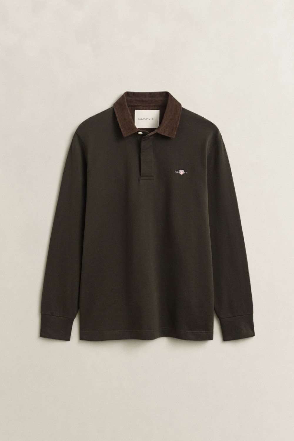 GANT CORD COLLAR RUGGER DARK MOSS GREEN 2065120-368