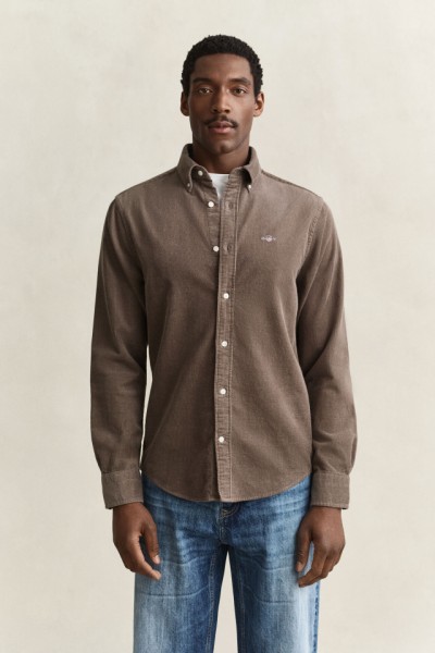 GANT CASUAL CORDUROY SHIRT FEDED TAUPE 3250351-260
