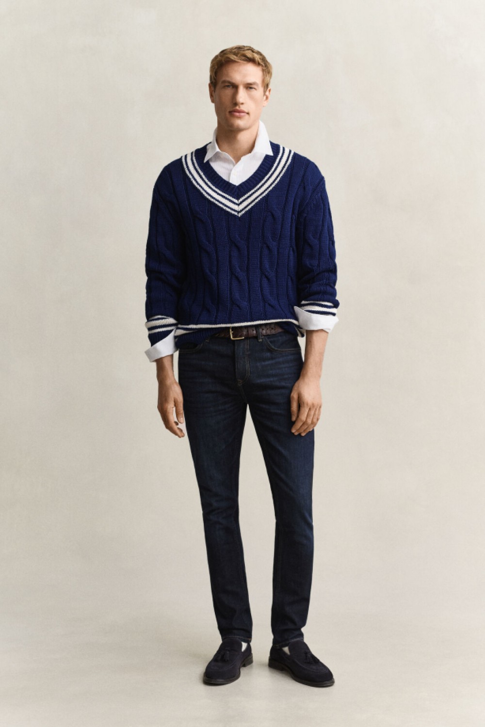 GANT SLIM JEANS BROKEN IN DARK BLUE 1000010-962