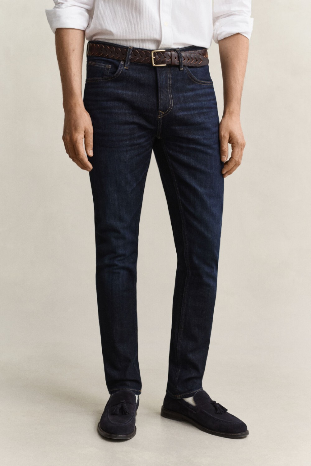 GANT SLIM JEANS BROKEN IN DARK BLUE 1000010-962