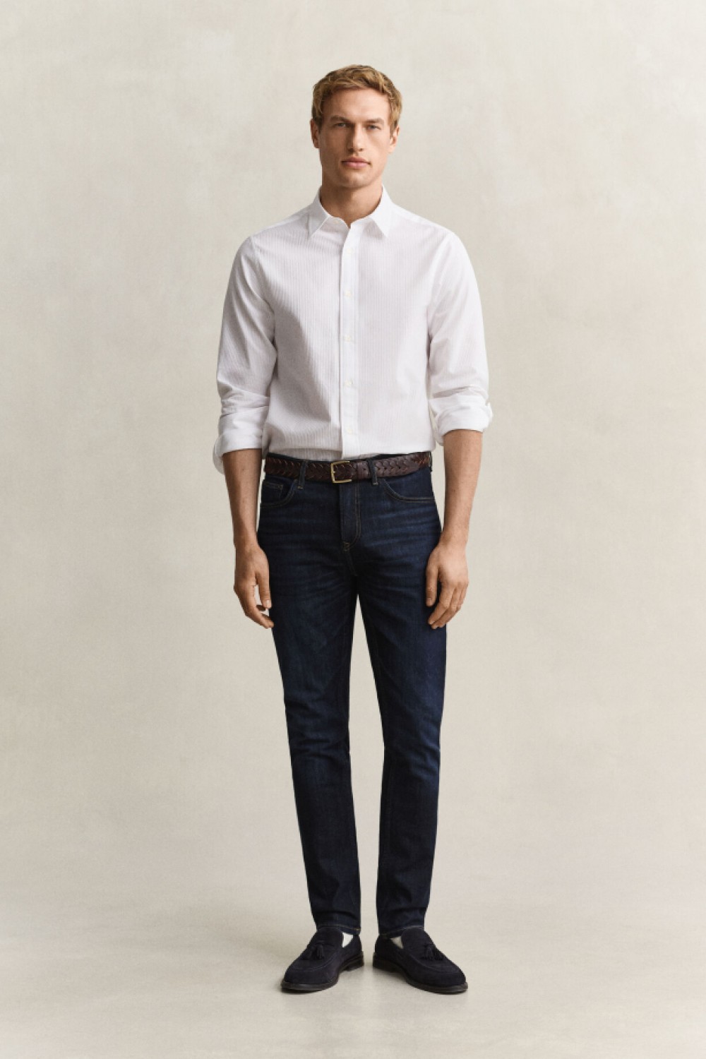 GANT SLIM JEANS BROKEN IN DARK BLUE 1000010-962