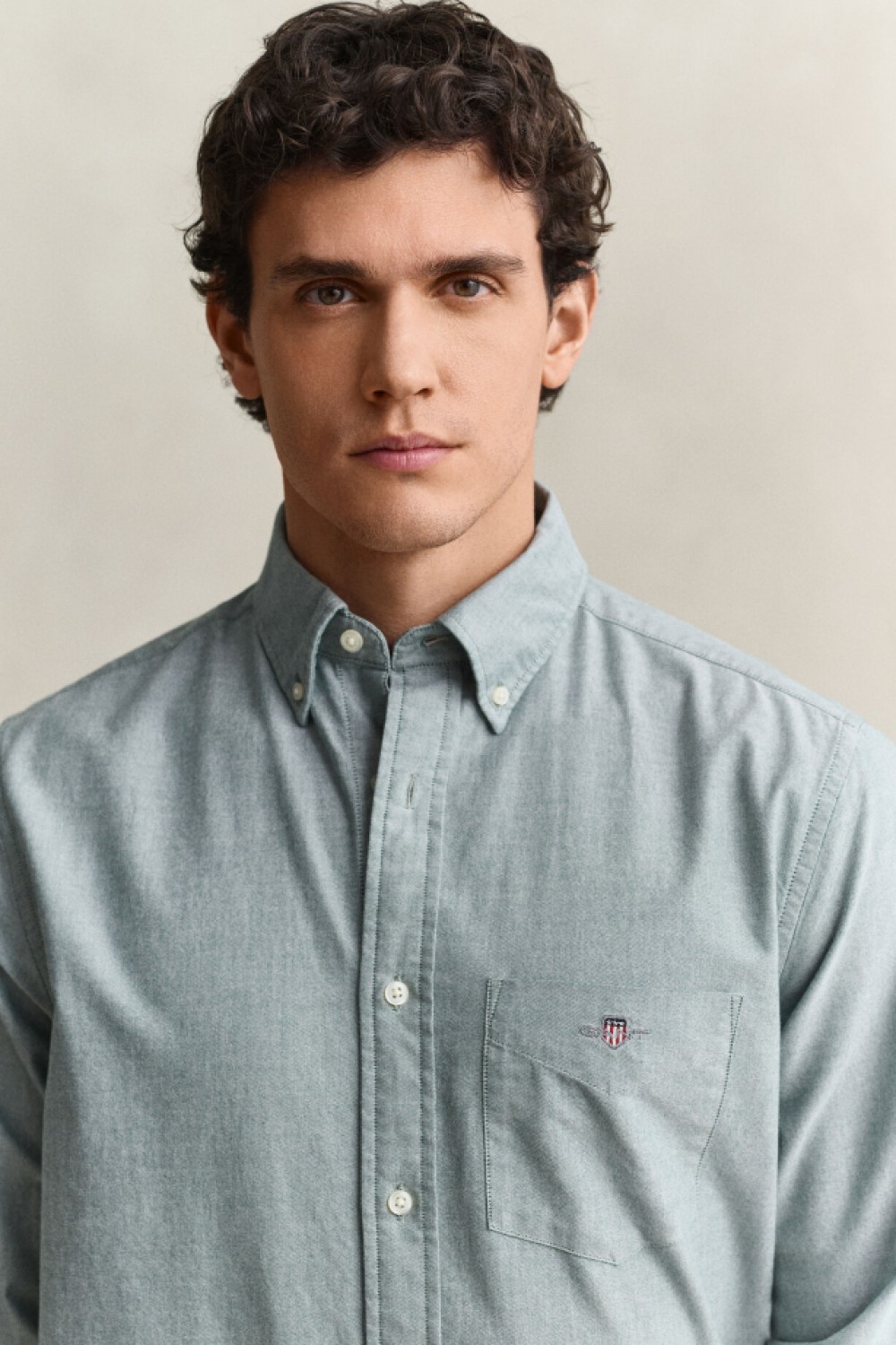 GANT REGULAR OXFORD SHIRT DARK EMERALND 3000200-321