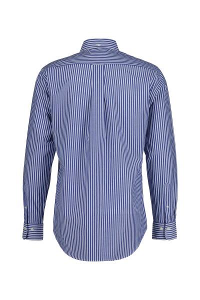 GANT REGULAR POPLIN STRIPE SHIRT COLLEGE BLUE 3000130-436