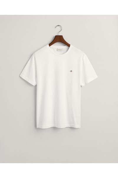 GANT REGULAR SHIELD SS T-SHIRT WHITE 2003184-110