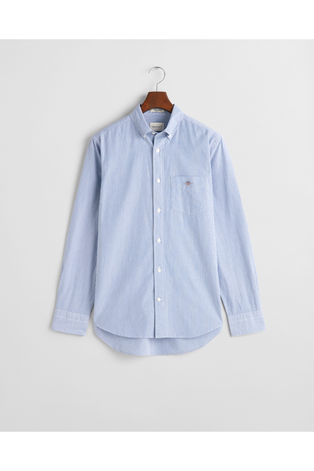GANT REGULAR POPLIN BANKER SHIRT COLLEGE BLUE 3000140-436