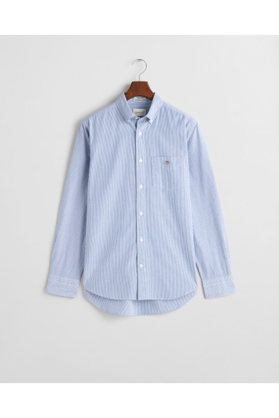 GANT REGULAR POPLIN BANKER SHIRT COLLEGE BLUE 3000140-436