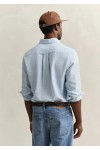 GANT REGULAR COTTON LINEN SHIRT SKY BLUE 3250082-450