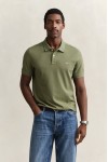 GANT REGULAR FIT SHIELD PIQUE POLO SHIRT DRY HERB GREEN 2210-379