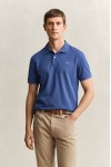 GANT REGULAR FIT SHIELD PIQUE POLO SHIRT VINTAGE BLUE 2210-442