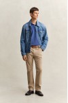 GANT REGULAR FIT SHIELD PIQUE POLO SHIRT VINTAGE BLUE 2210-442