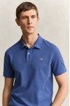 GANT REGULAR FIT SHIELD PIQUE POLO SHIRT VINTAGE BLUE 2210-442