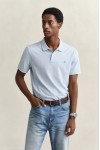 GANT REGULAR FIT SHIELD PIQUE POLO SHIRT FRESH BLUE 2210-457