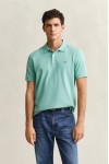 GANT REGULAR FIT SHIELD PIQUE POLO SHIRT MUTED TURQUOISE 2210-323