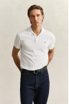GANT REGULAR FIT SHIELD PIQUE POLO SHIRT WHITE 2210-110
