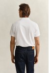 GANT REGULAR FIT SHIELD PIQUE POLO SHIRT WHITE 2210-110