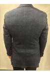 GUY LAROCHE BLAZER JACKET CHECΚERED BLUE-BLACK GLEW23402-10121VF