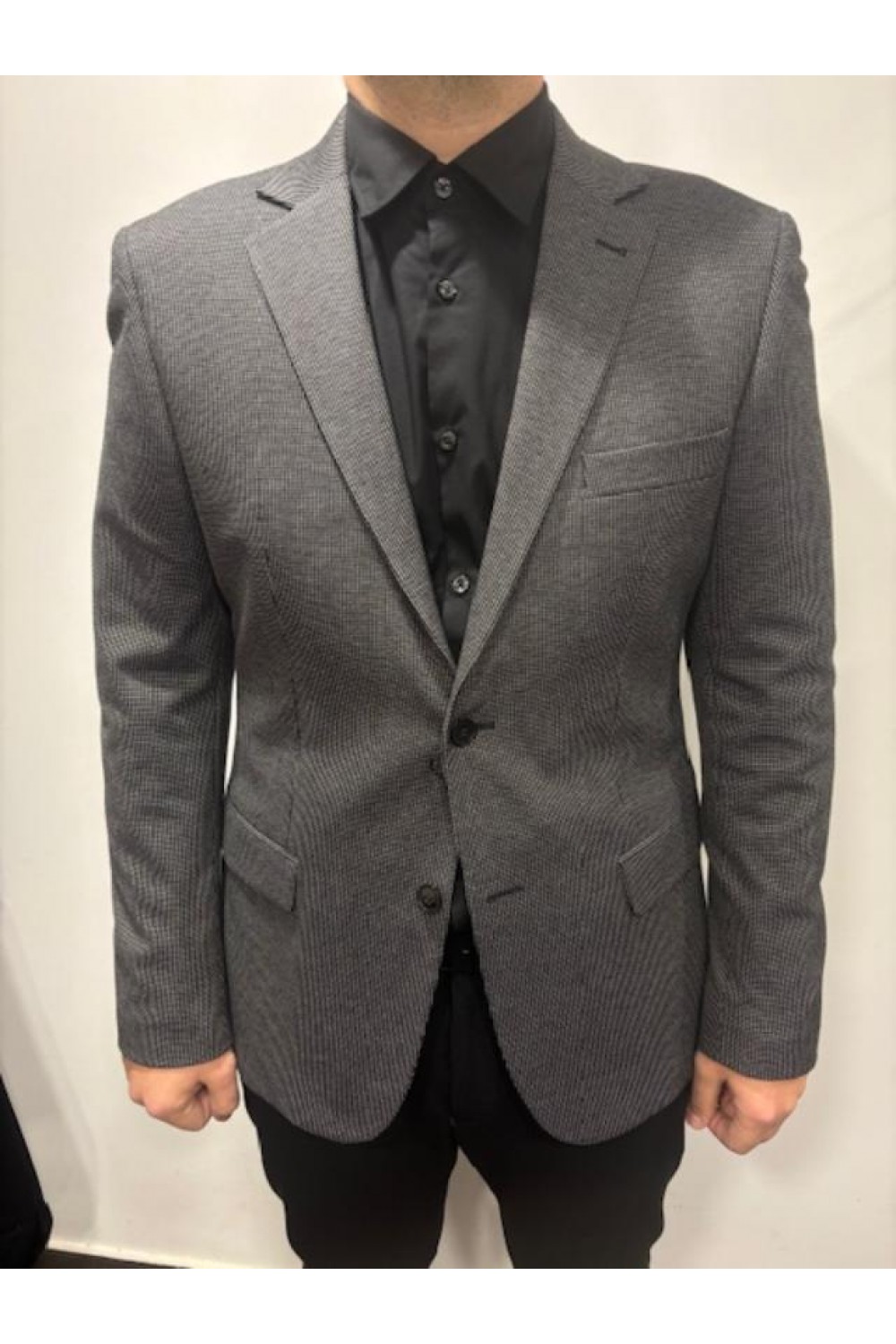 GUY LAROCHE BLAZER DARK GREY-BLACK GLEW23627-10121