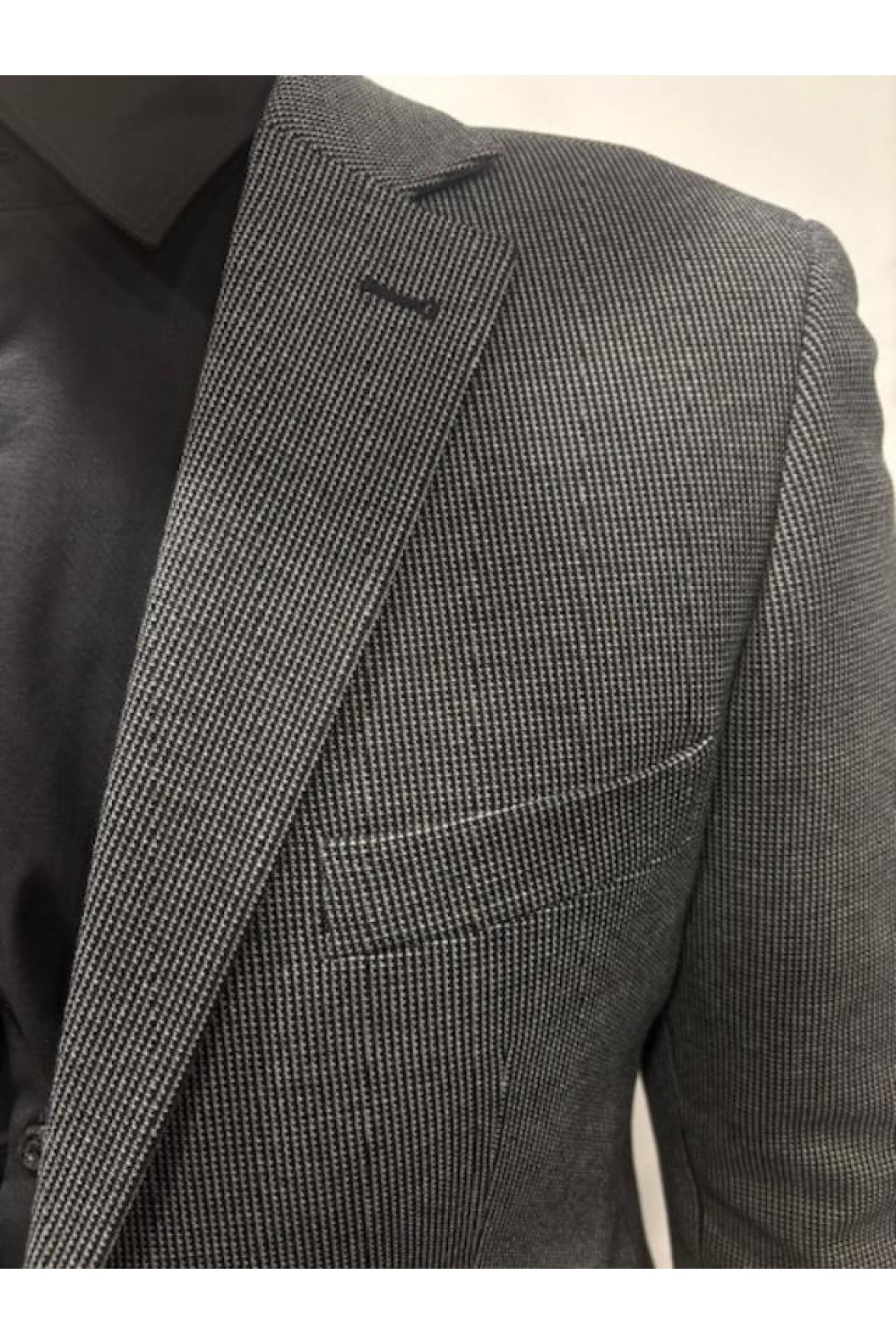 GUY LAROCHE BLAZER DARK GREY-BLACK GLEW23627-10121