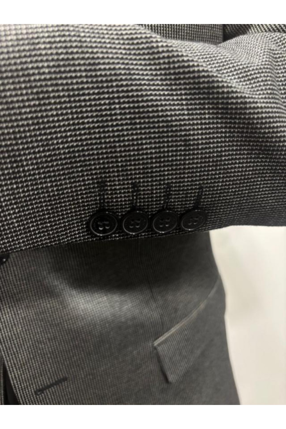 GUY LAROCHE BLAZER DARK GREY-BLACK GLEW23627-10121