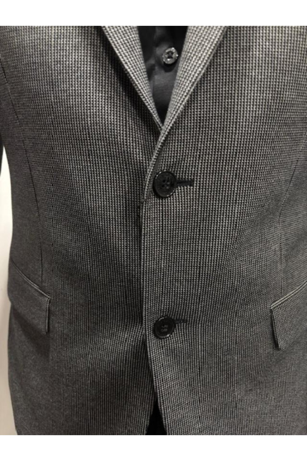 GUY LAROCHE BLAZER DARK GREY-BLACK GLEW23627-10121