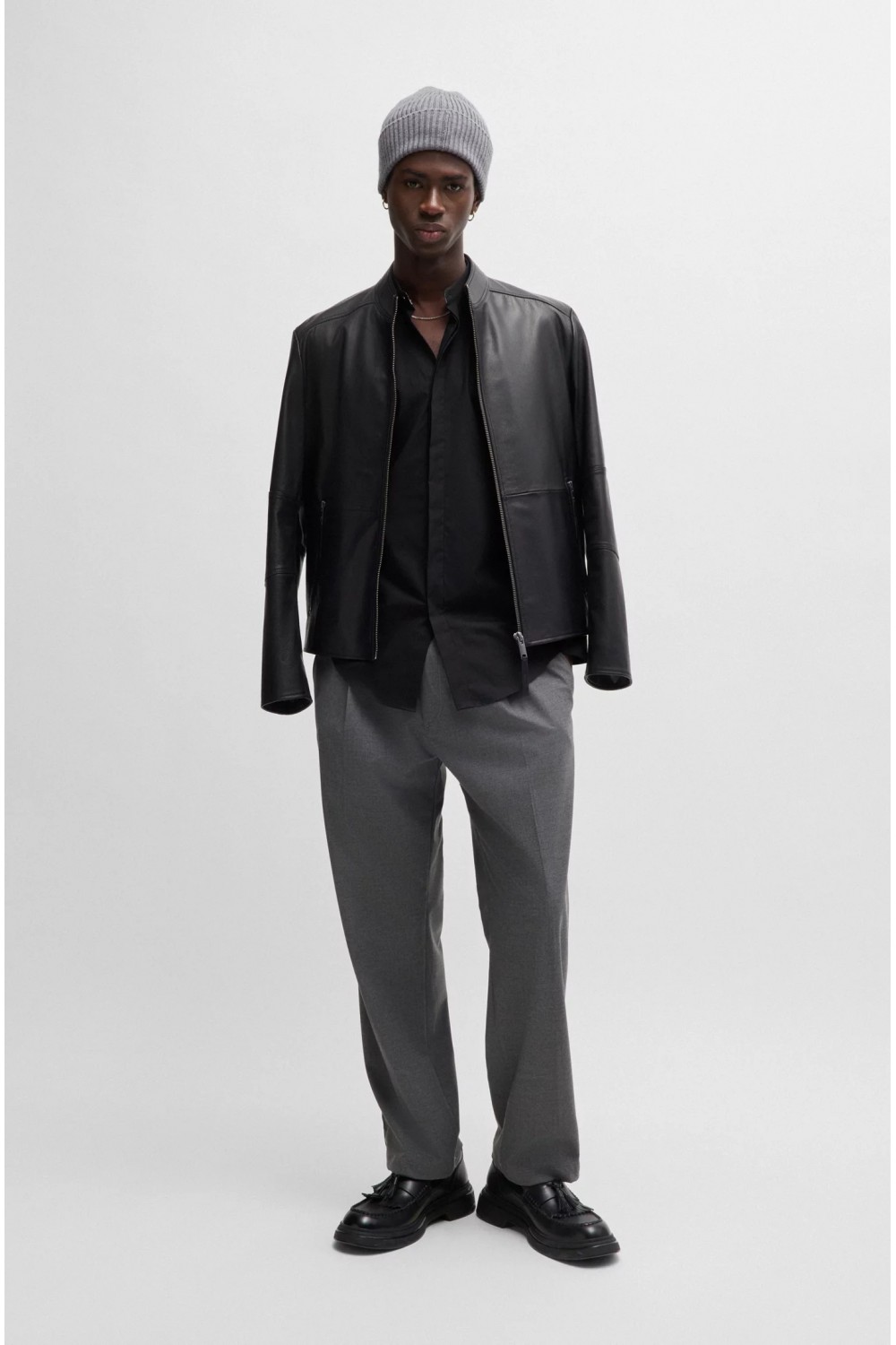 HUGO SLIM FIT SHIRT EASY IRON KALEB BLACK 50519834-001
