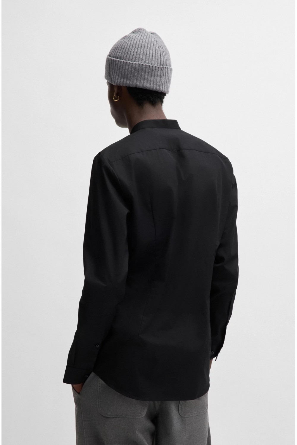 HUGO SLIM FIT SHIRT EASY IRON KALEB BLACK 50519834-001