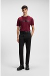 HUGO SLIM FIT CHINO PANT COTTON GABARDINE BLACK 50530886-001