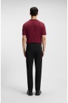 HUGO SLIM FIT CHINO PANT COTTON GABARDINE BLACK 50530886-001