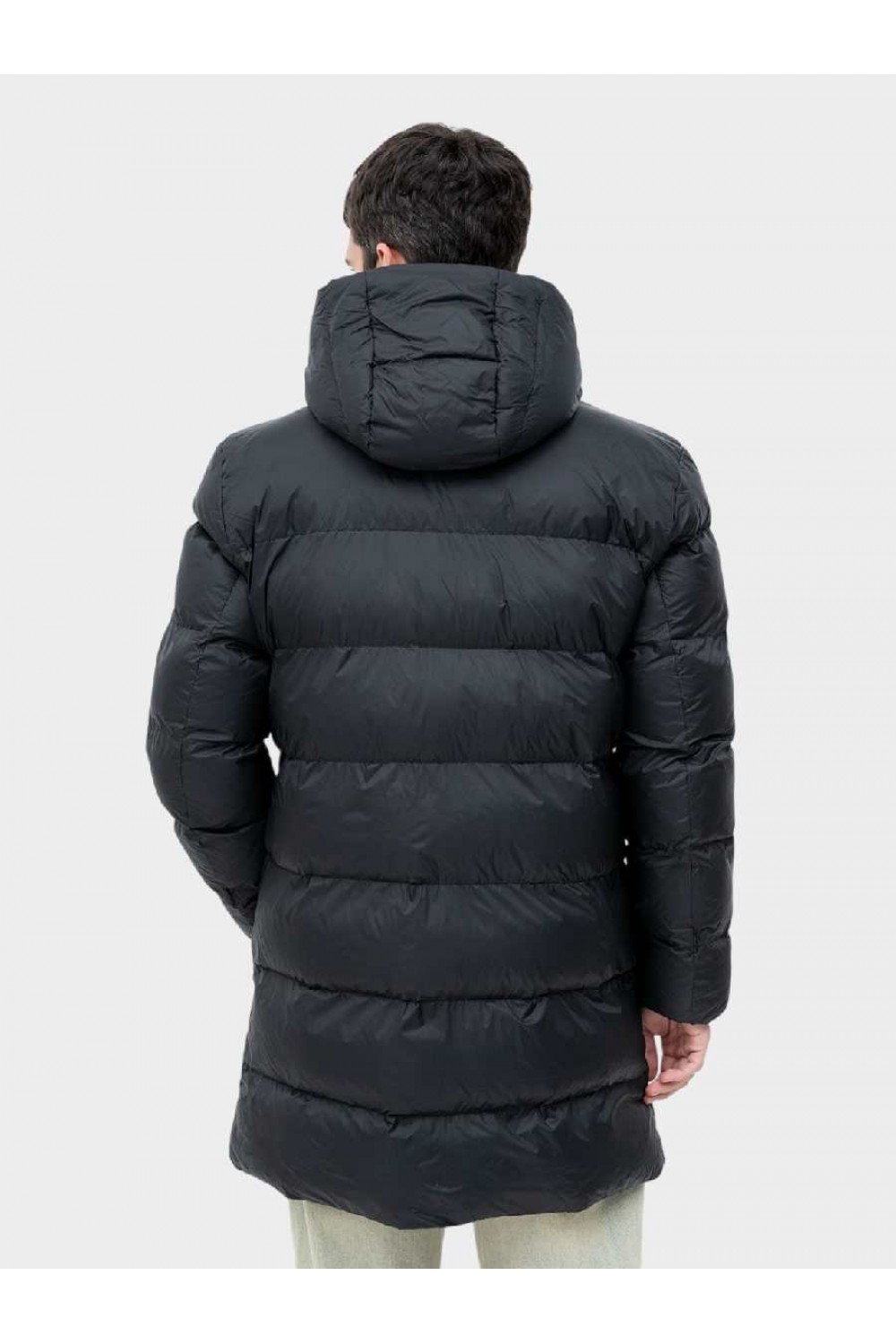 HUGO WATER-REPELLENT LONG PUFFER JACKET MATI-2541 BLACK 50546909-001