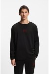 HUGO LAZE LONGSLEEVE WITH LOGO BLACK 50525229-001