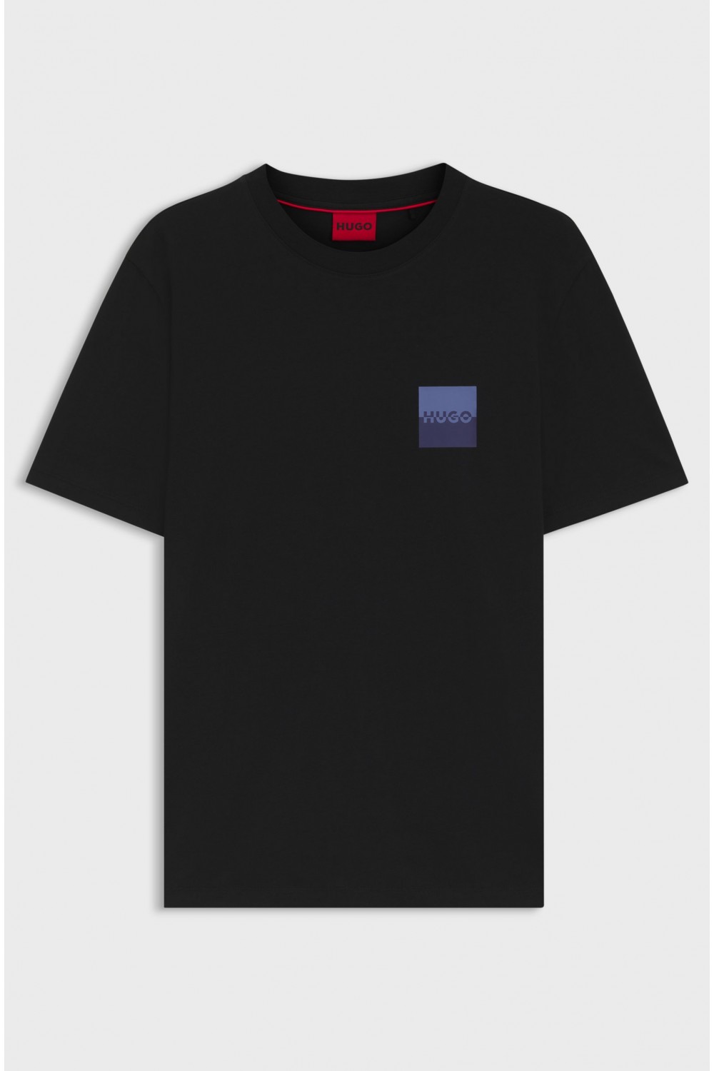 HUGO T-SHIRT RELAXED FIT DAPUSI BLACK WITH LOGO 50544458-001