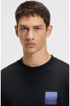 HUGO T-SHIRT RELAXED FIT DAPUSI BLACK WITH LOGO 50544458-001