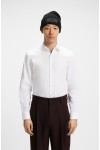 HUGO SLIM FIT POPLIN SHIRT KOEY WHITE 50544922-199