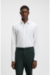 HUGO SLIM FIT POPLIN SHIRT KENNO WHITE 50545013-199